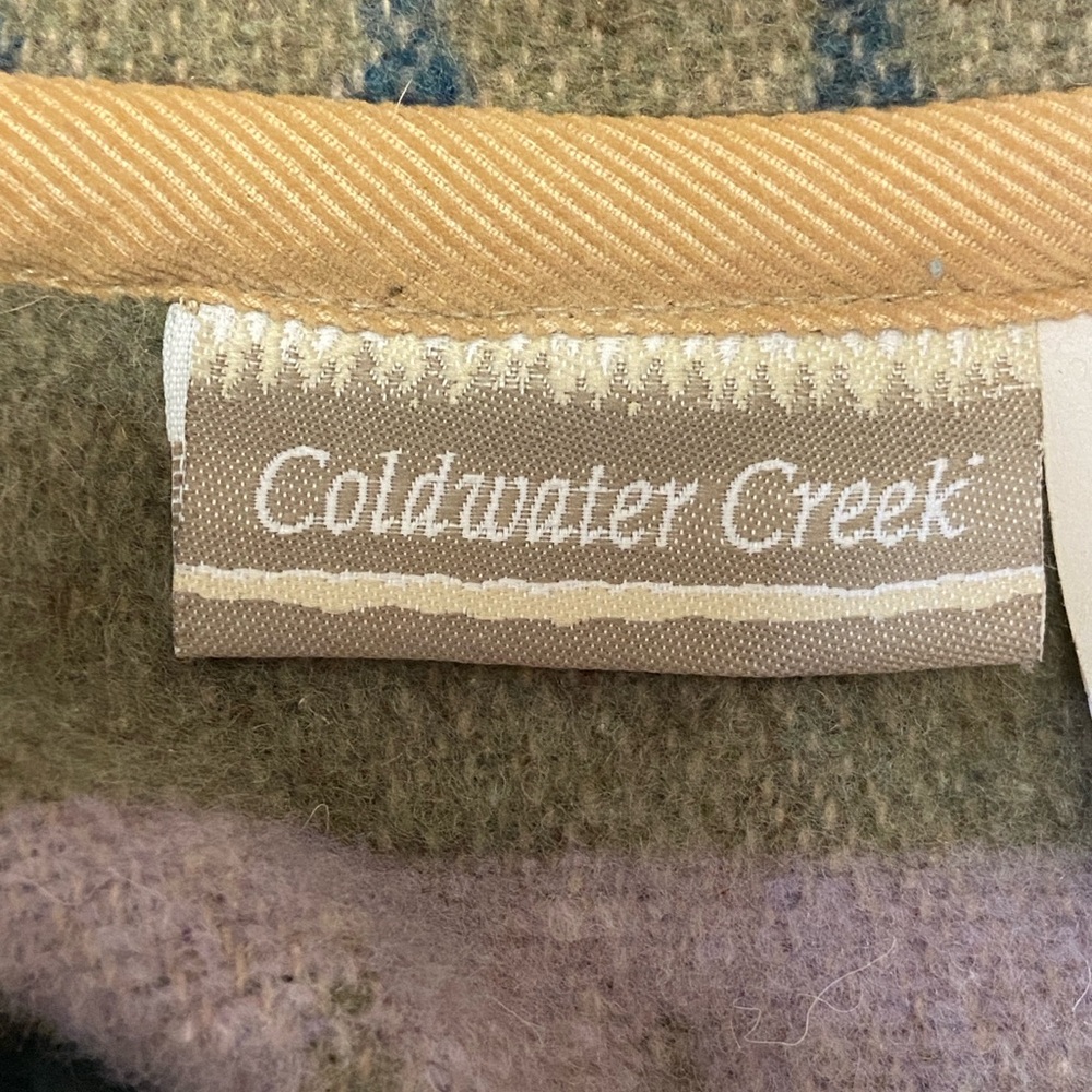 Coldwater Creek Southwestern Tribal Patterned Jacket with Feather Design XL - Picture 10 of 11